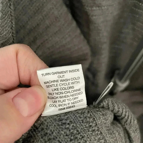 Grey Soho NY&Co NWT open back sweater size large bin 11 - Picture 5 of 7